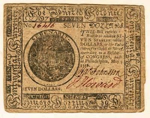 Continental Currency - SOLD