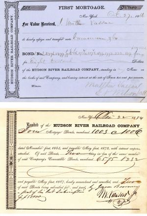 Matthew Vassar and Matthew Vassar, Jr. - Hudson River Railroad