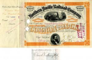 Northern Pacific Railroad Co. issued to Charles D. Barney and Co.