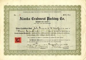 Alaska Crabmeat Packing Co.