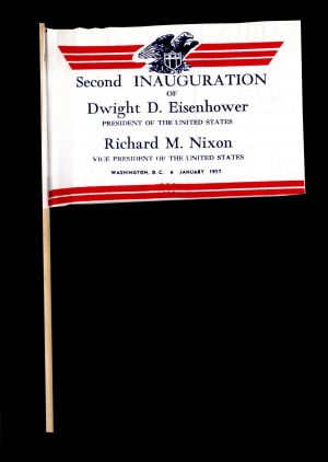 1957 Inauguration of Dwight D. Eisenhower Flag - Political Americana