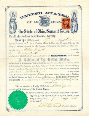 State of Ohio, Summit Co., S.S.