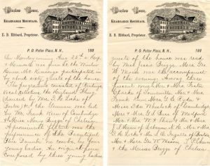 2 Page Letter from Winslow House