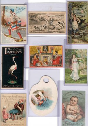 Set of Medicine, Bitters, etc Trade Cards