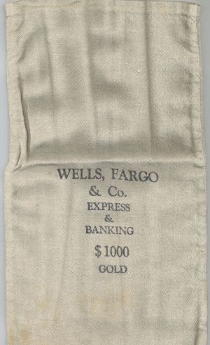 Wells, Fargo and Co. Express and Banking Money Bag - Americana