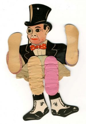 Charlie McCarthy Paper Puppet