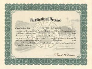 Certificate of Service - Americana