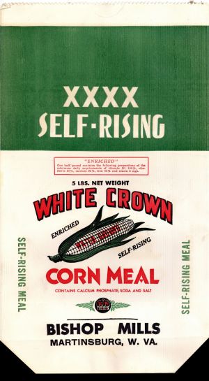 White Crown Corn Meal Shipping Bag - Americana