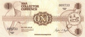 ANA Collector Currency - Americana