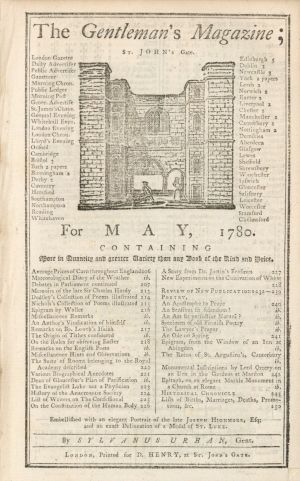 18th Century Gentleman's Magazine - Americana