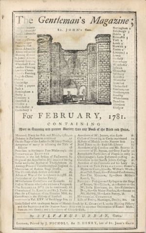 18th Century Gentleman's Magazine - Americana