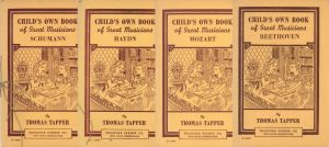 Group of 4 Child's Own Book of Great Musicians  - 1915-1917 Americana