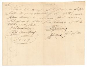 Jesse Root Signed Pay Order - Connecticut Revolutionary War Autographs