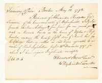 Commonwealth of Massachusetts Rental Receipt