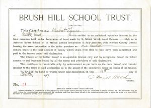 Brush Hill School Trust - Bond