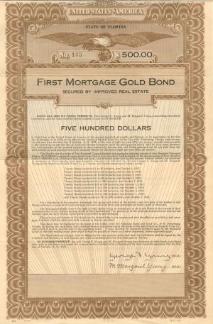 First Mortgage Gold Bond - $500