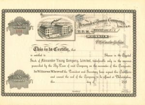 Alexander Young Co. Limited - Stock Certificate