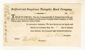 Bedford & Stoystown Turnpike Road Co