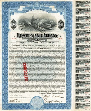 Boston and Albany Railroad - Bond