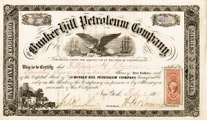 Bunker Hill Petroleum Co - Stock Certificate (Uncanceled)