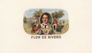 "Flor de Rivero" - Cigar Box Label