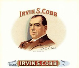 "Irvin S. Cobb" - CIgar Box Label
