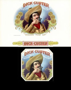 Dick Custer - Cigar Box Label