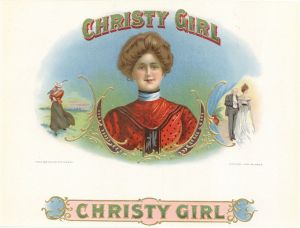 Christy Girl - Cigar Box Label