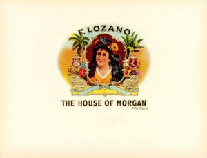 F. Lozano - Cigar Box Label