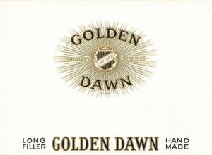 Golden Dawn - Cigar Box Label