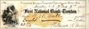 First National Bank of Trenton -  Check