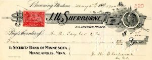 J.H. Sherburne -  Check