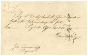 Dated 1780-82 Connecticut Pay Order Signed by Samuel Wyllys - American Revolutionary War Pay Order
