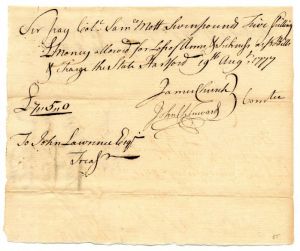 Connecticut Revolutionary War Document