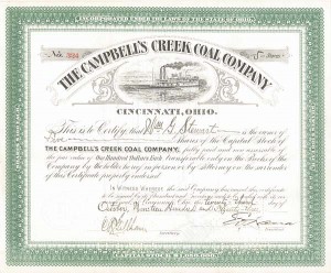 Campbell's Creek Coal Co. - Stock Certificate