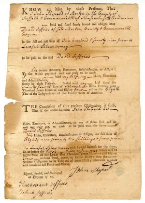 Note of 1784