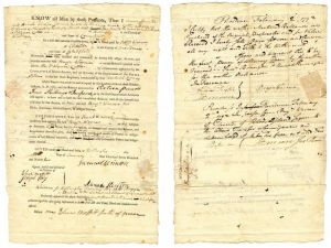 1792 Revolutionary War Document - Soldier's Claim for the Balance due Him