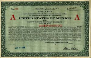 United States of Mexico - Transfer Receipt