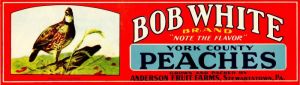 Bob White - Fruit Crate Label