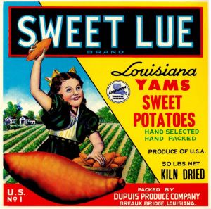 Sweet Lue - Fruit Crate Label
