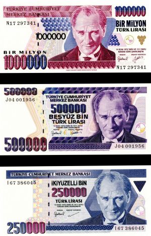 Turkey - Set of 3 Notes