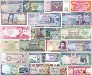 24 Different Notes from the Middle East - 24 Different Foreign Paper Money - Currency Group