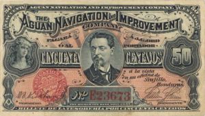 Honduras - 50 Centavos - P-S101 - 1886 dated Foreign Paper Money