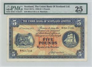 Scotland, Union Bank of Scotland Limited, P-S817a - Foreign Paper Money
