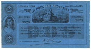 Argentina Stock - 2nd Series - Foreign Paper Money