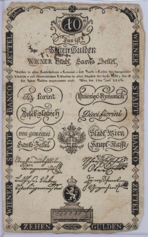 Austria - P-A39a - Austro-Hungarian Gulden - Foreign Paper Money
