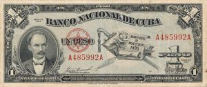Cuba - 1 Peso - P-8b - 1953 dated Foreign Paper Money