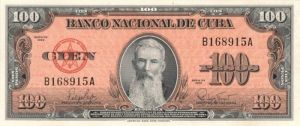 Cuba - 100 Pesos - P-93a - 1959 dated Foreign Paper Money