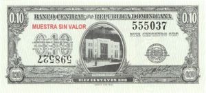 Dominican Republic - 10 Centavos Oro - P-86a - 1961 dated Foreign Paper Money