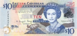 East Caribbean States - 10 Dollars - P-48 - ND 2008 dated - Foreign Paper Money